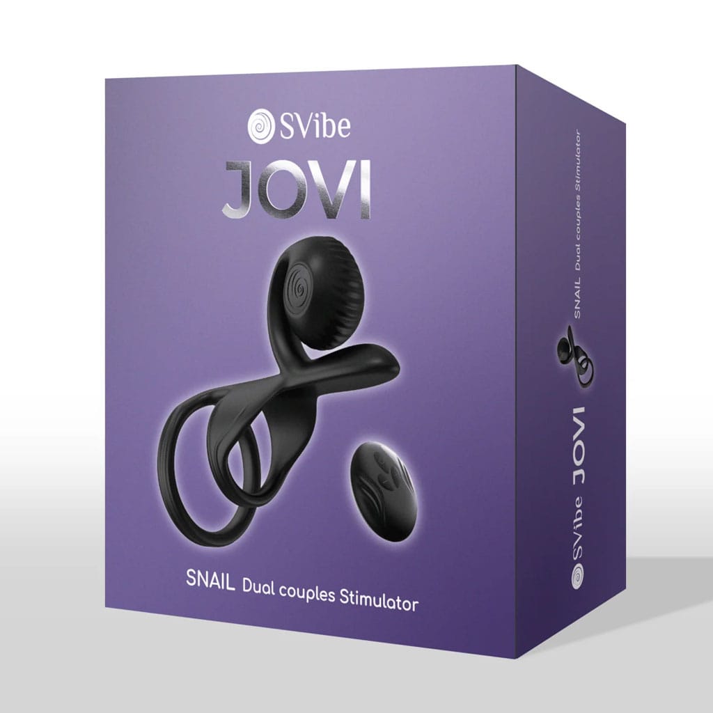 SVibe - Jovi Snail Koppel Cockring met Dubbele Stimulatie doosje