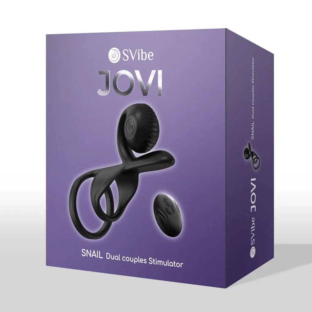 SVibe - Jovi Snail Koppel Cockring met Dubbele Stimulatie doosje