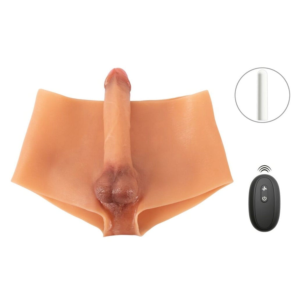 You2Toys - Realistische Penisbroek met Vibraties afstandsbediening