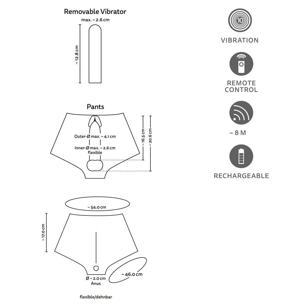 You2Toys - Realistische Penisbroek met Vibraties info