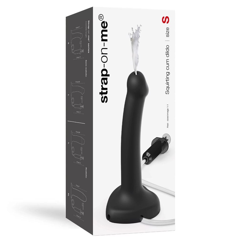 Strap-On-Me - Squirting Cum Dildo Zwart S
