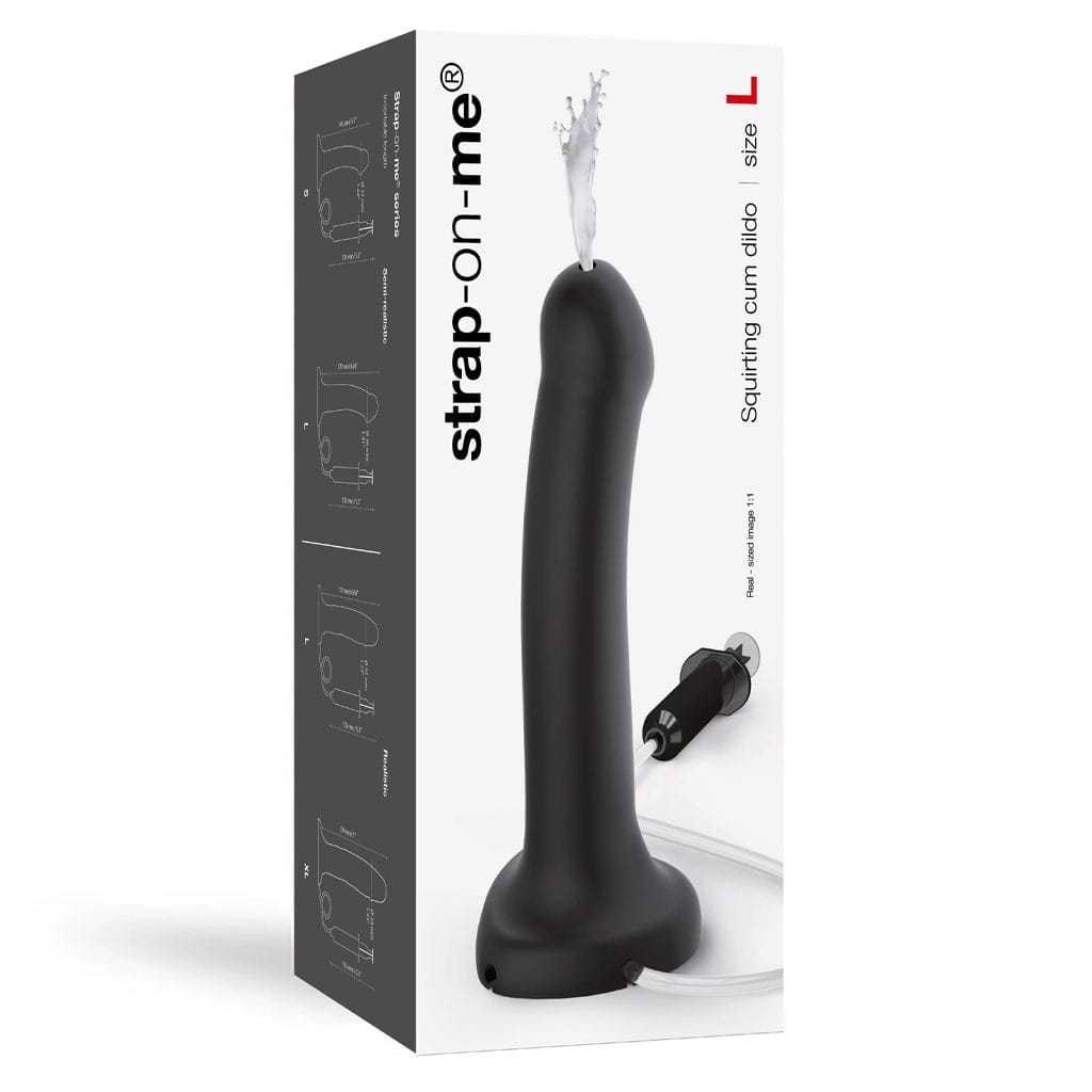 Strap-On-Me - Squirting Cum Dildo Zwart L
