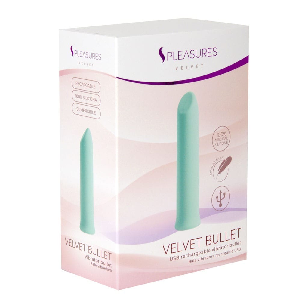 S Pleasures - Velvet Bullet Vibrator Mint verpakking