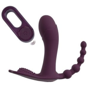 Beau Coeur – Ariva Drievoudige Panty Vibrator met Afstandsbediening