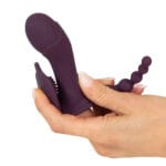 Beau Coeur – Ariva Drievoudige Panty Vibrator met Afstandsbediening flexibel