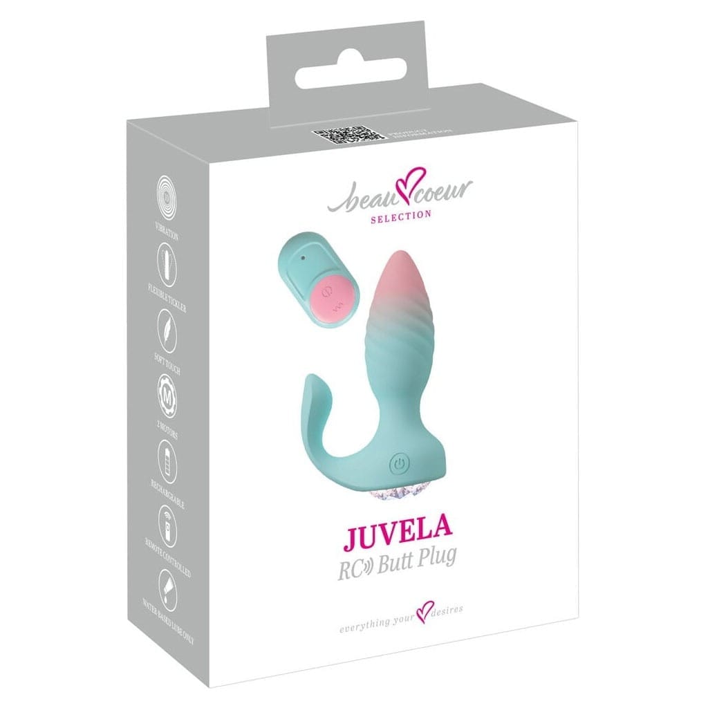 Beau Coeur - Juvela Vibrerende Buttplug met Afstandsbediening verpakking