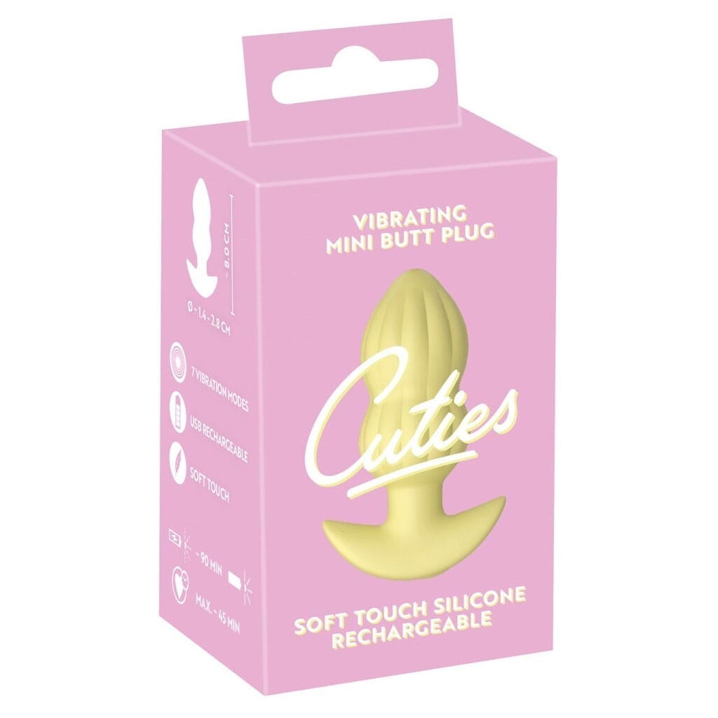 Cuties - Vibrerende Mini Buttplug Geel doosje