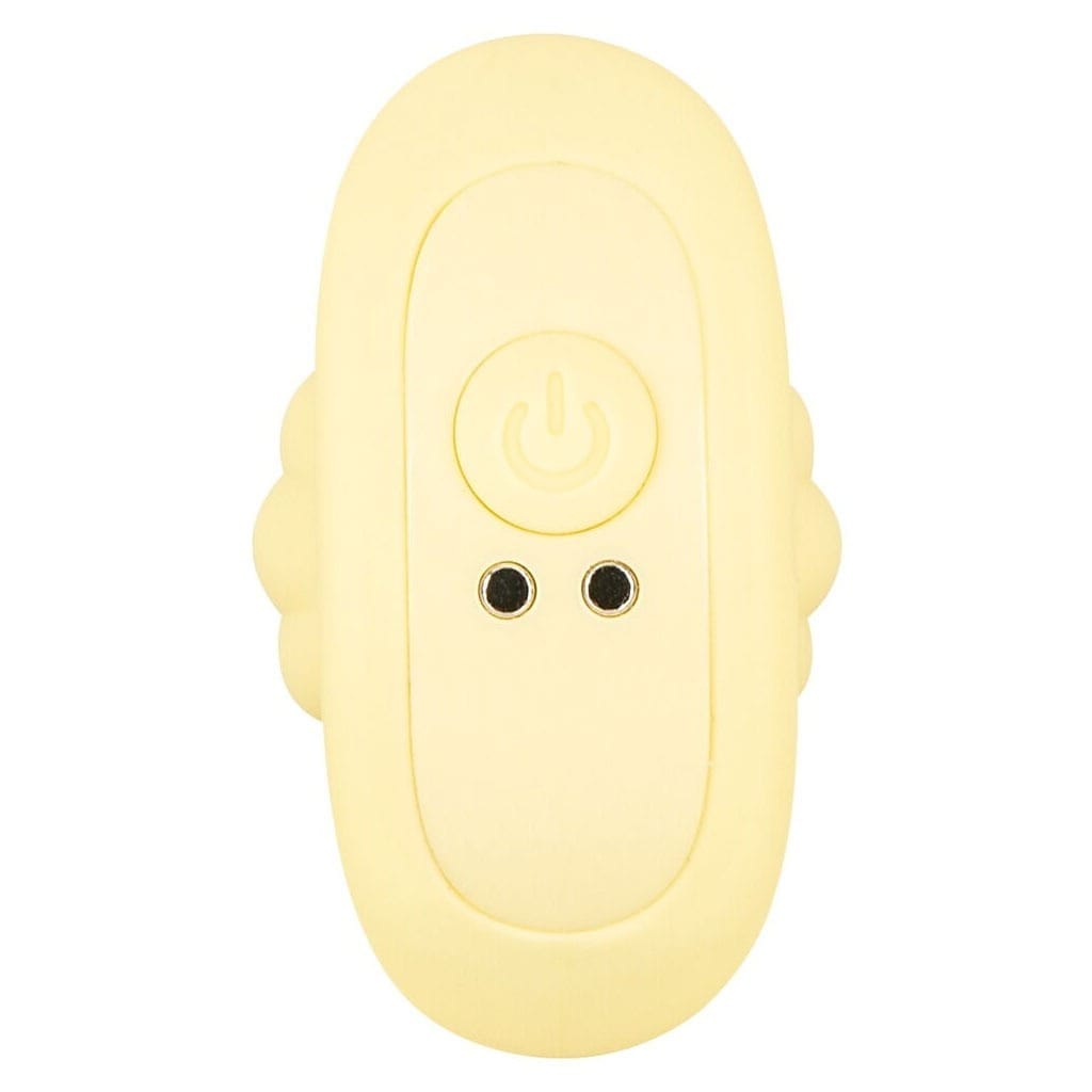 Cuties - Vibrerende Mini Buttplug Geel knop