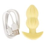 Cuties - Vibrerende Mini Buttplug Geel lader