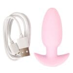 Cuties - Vibrerende Mini Buttplug Roze oplader