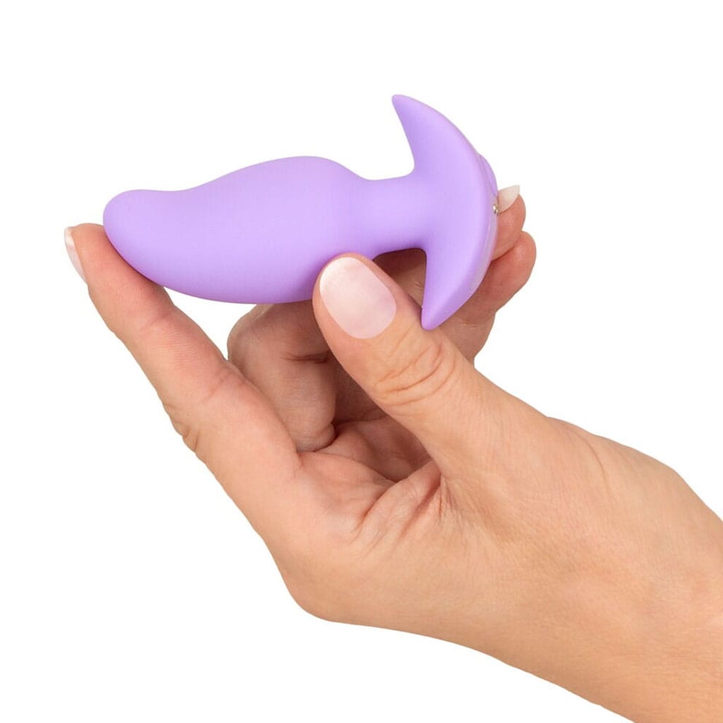 Cuties - Vibrerende Mini Buttplug Lila grootte