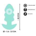 Cuties - Vibrerende Mini Buttplug Turquoise info