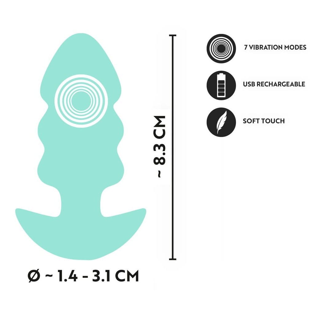 Cuties - Vibrerende Mini Buttplug Turquoise info