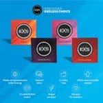 EXS MIXED flavored condooms smaakjes meer info