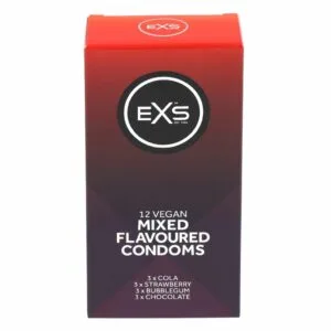 EXS MIXED flavored condooms smaakjes vegan