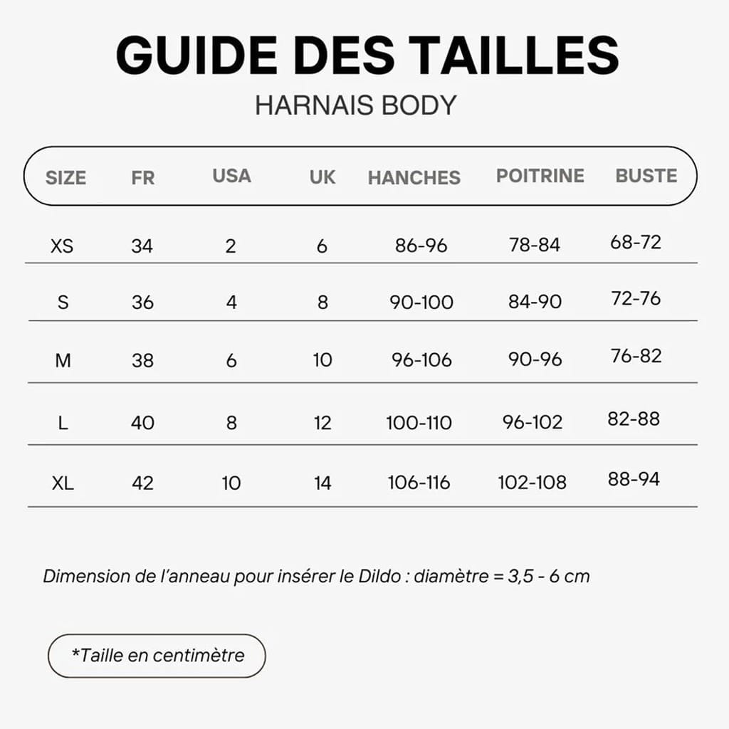 Strap-on-me Body Harness Signature maten