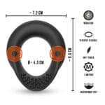 Rebel - Vibrerende Ballring Zwart info