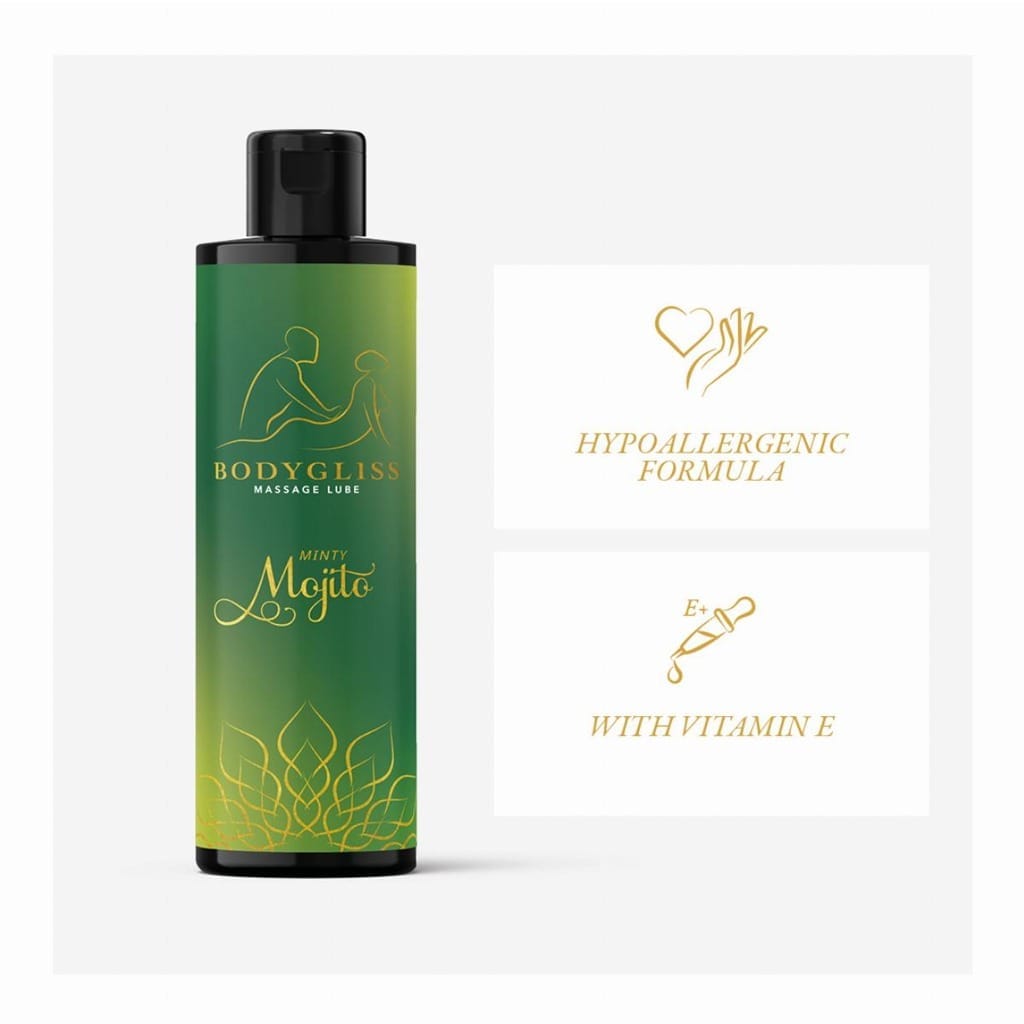 BodyGliss - Massage olie & Glijmiddel - Minty Moijto 150ML