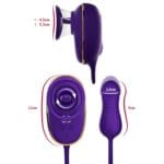 She.E.O - Likkende Clitoris Pomp met Stotende Anaal Plug afmetingen