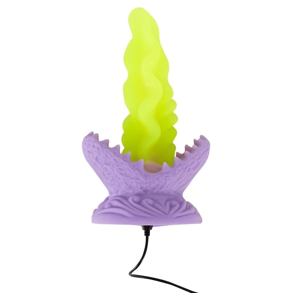 Beasty Cocks - Passion Plant Dildo met LED-verlichting opladen