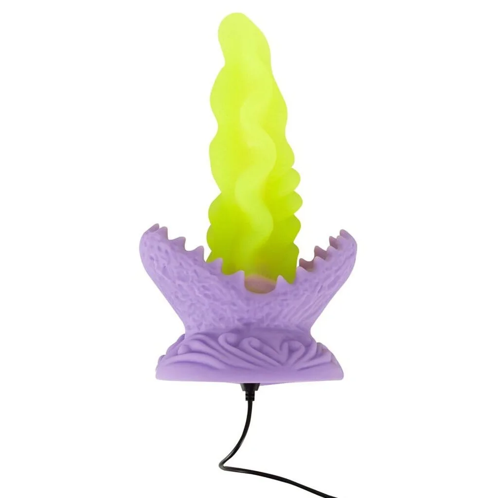 Beasty Cocks - Passion Plant Dildo met LED-verlichting opladen