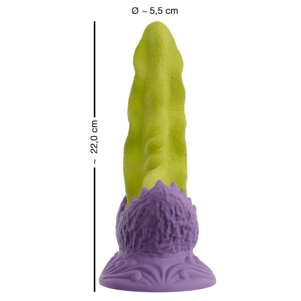 Beasty Cocks - Passion Plant Dildo met LED-verlichting lengte