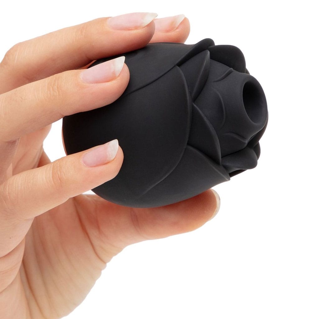 Fifty Shades of Grey - Roos Luchtdruk Vibrator Zwart grootte