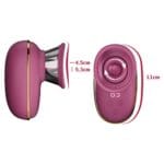 She.E.O - Automatisch Likkende Clitoris Pomp afmeting