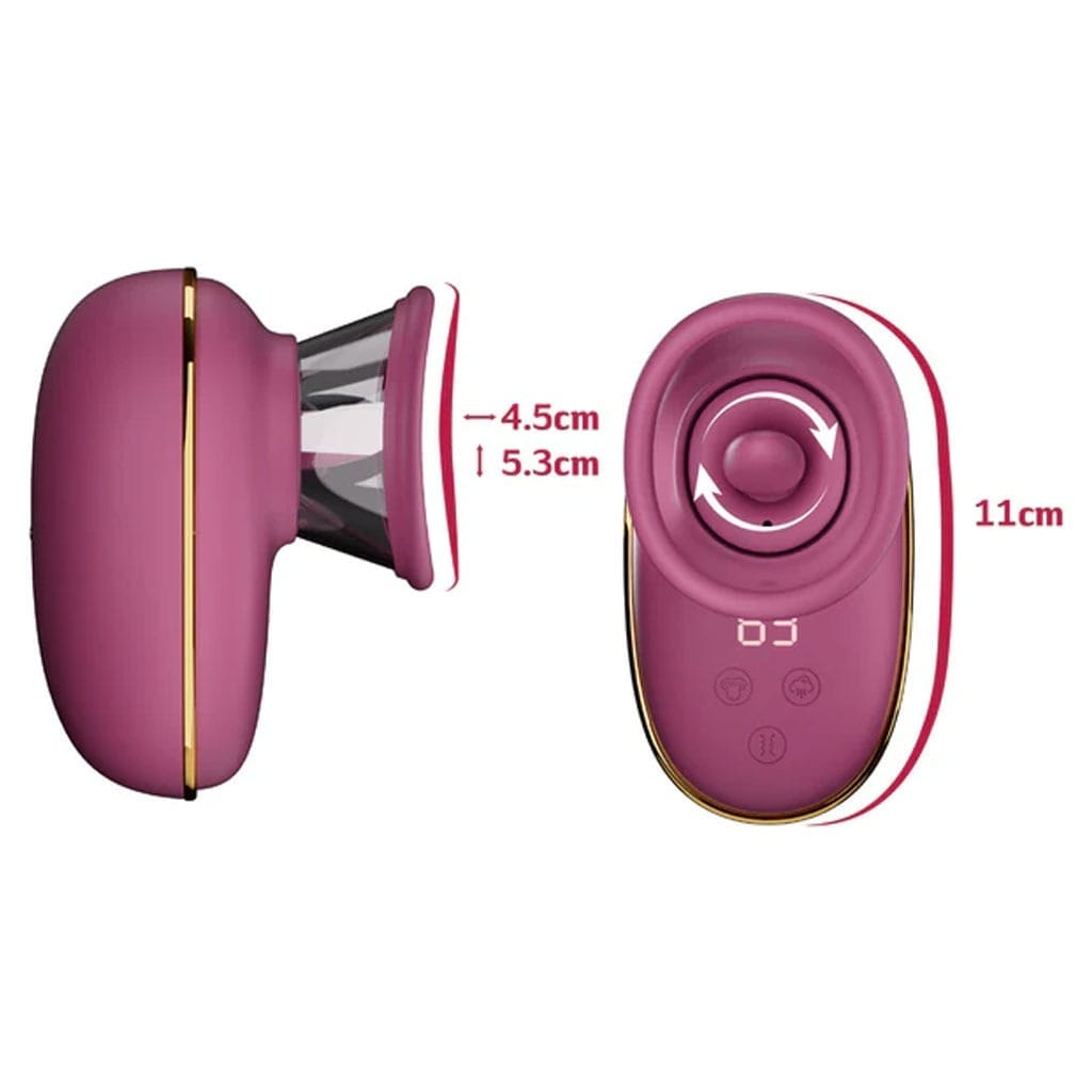 She.E.O - Automatisch Likkende Clitoris Pomp afmeting