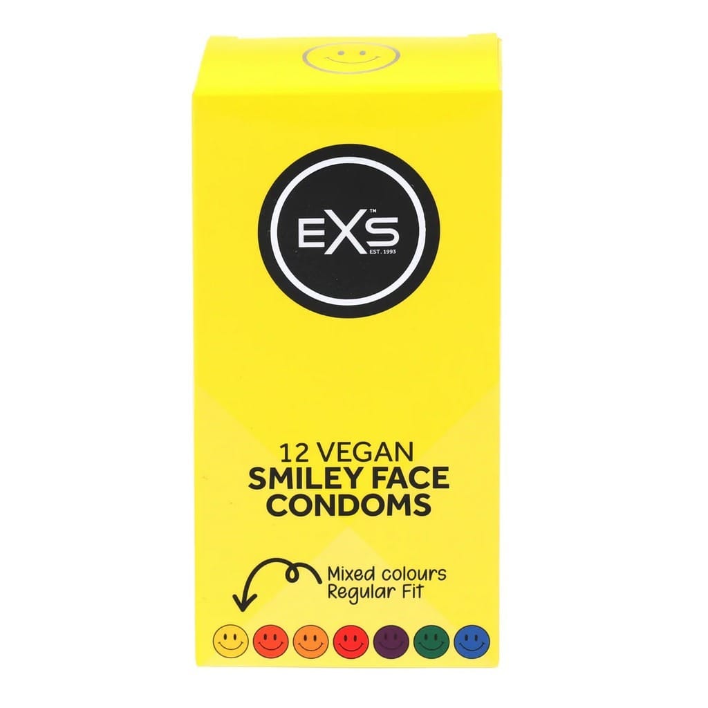 EXS Vegan Smiley Face Condooms – 12 stuks