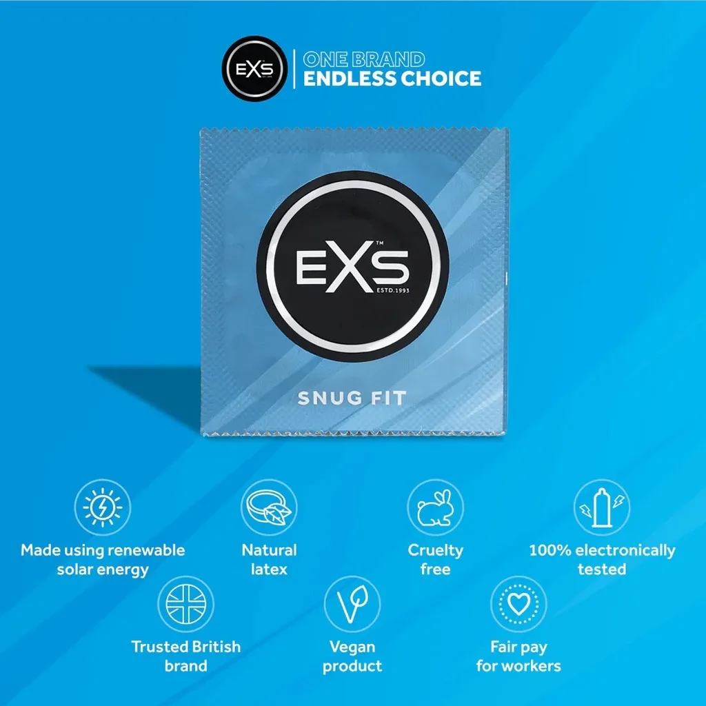 EXS Vegan Snug Fit Condooms usb