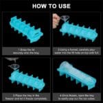 Lovetoy - Siliconen IJsblokjesvorm Realistische Penis gebruiken