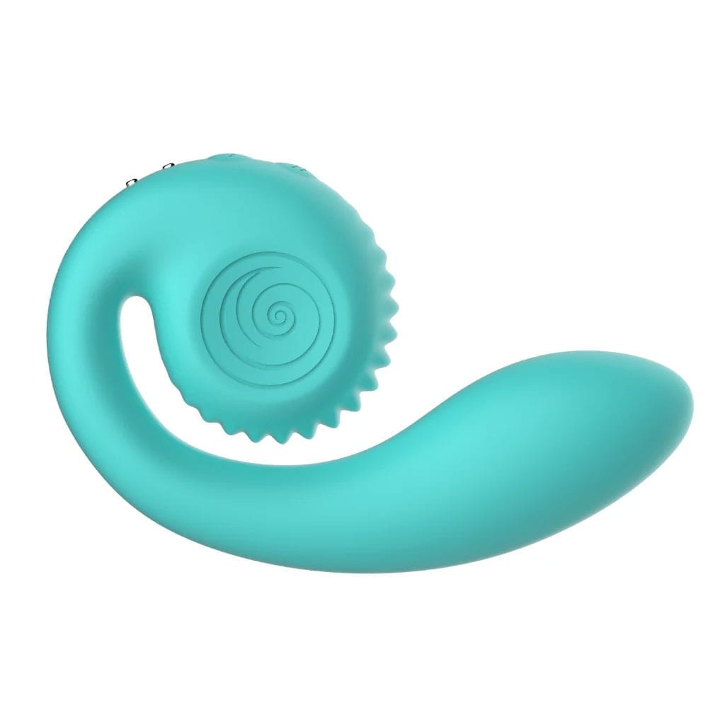 SVibe - Gizi Snail Dual G-Spot Vibrator - Turquoise siliconen
