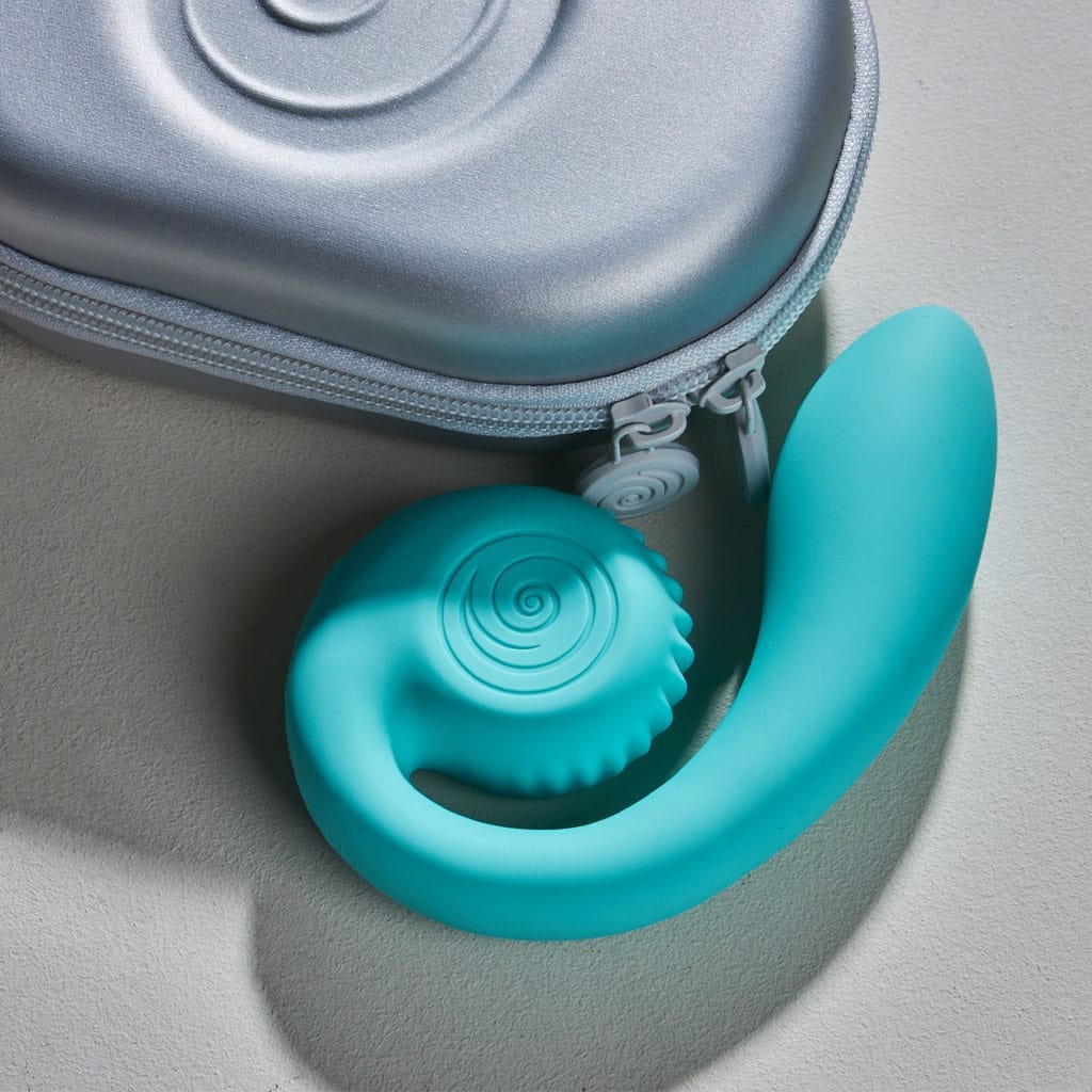 SVibe - Gizi Snail Dual G-Spot Vibrator - Turquoise opbergen
