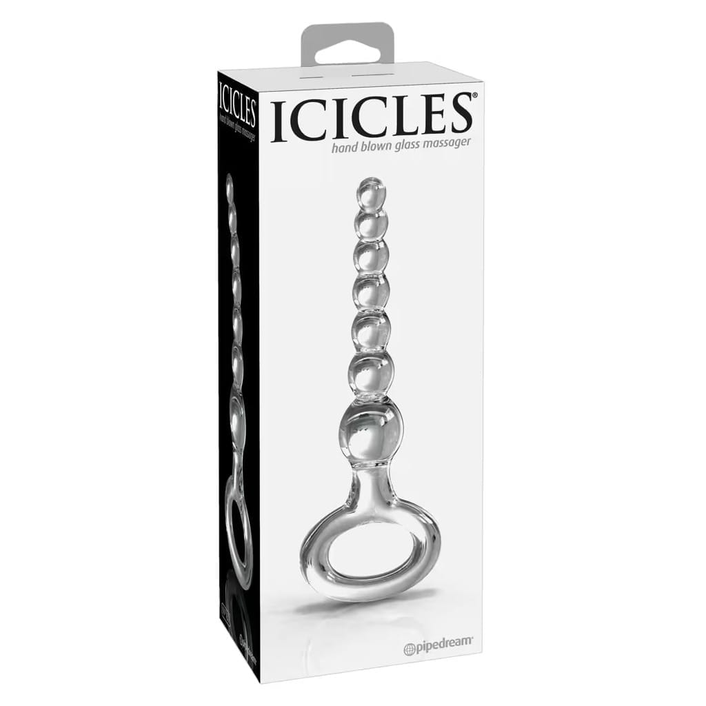 Icicles No. 67 - Glazen Anaalkralen doosje