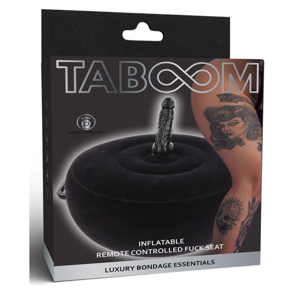 Taboom - Opblaasbare Fuck Seat met Afstandsbediening verpakking