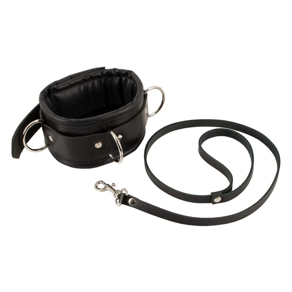 Zado - Leren Halsband met Riem kopen