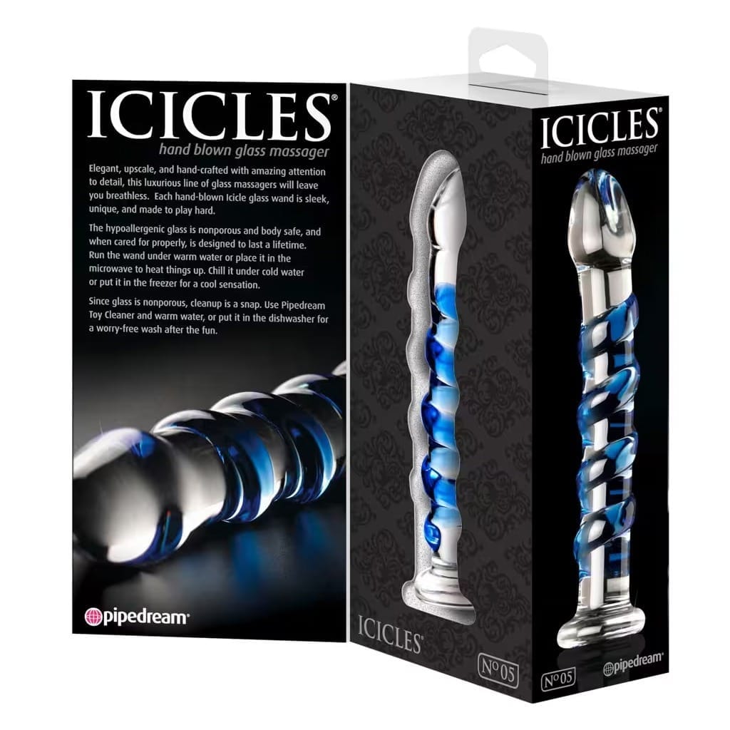 Icicles No. 05 - Glazen Dildo met Spiraal bestellen