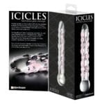 Icicles No. 7 - Glazen Dildo met nopjes