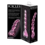 Icicles No. 43 - Glazen Dildo met Kralen Roze kopen