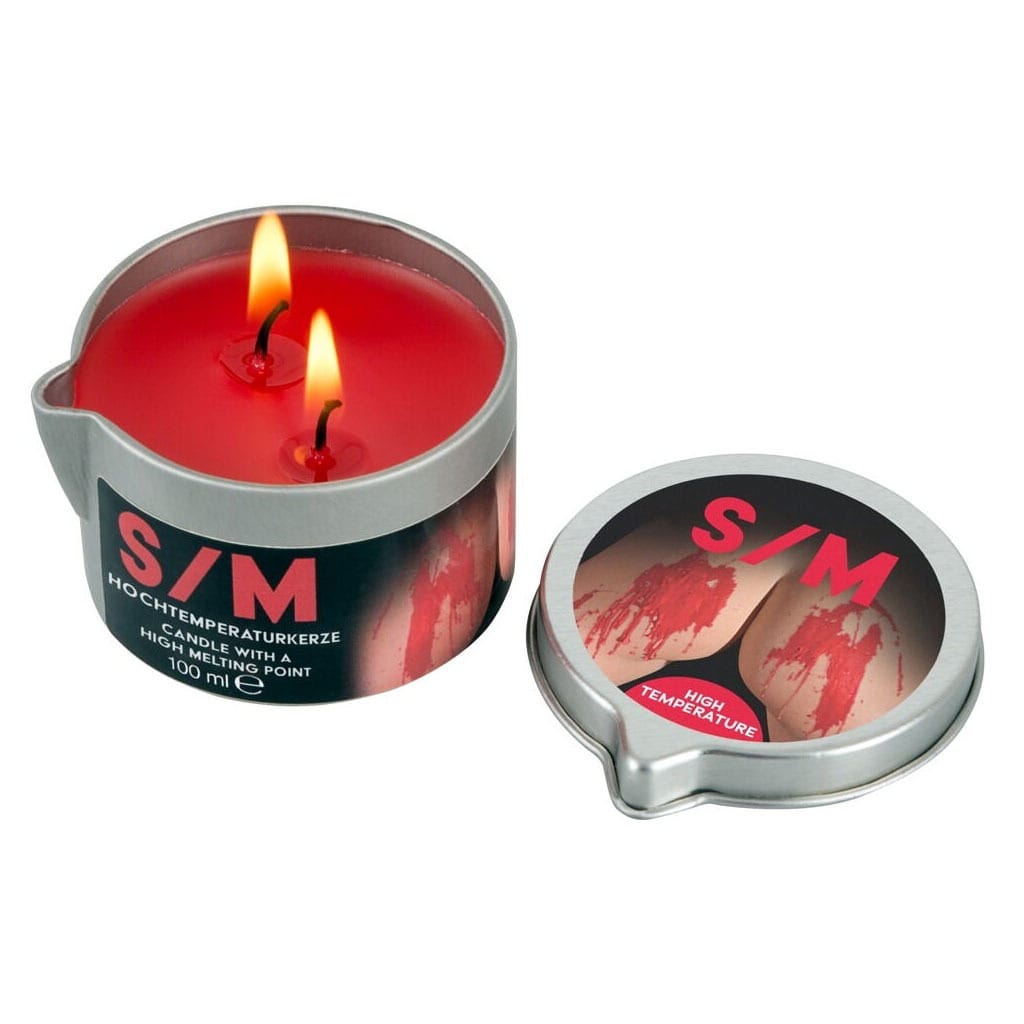 Orion - BDSM Kaars Hot 100ml aangestoken