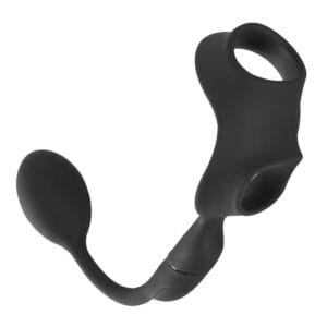 Rebel - Cock en Ballring met Afstandbedienbare Buttplug
