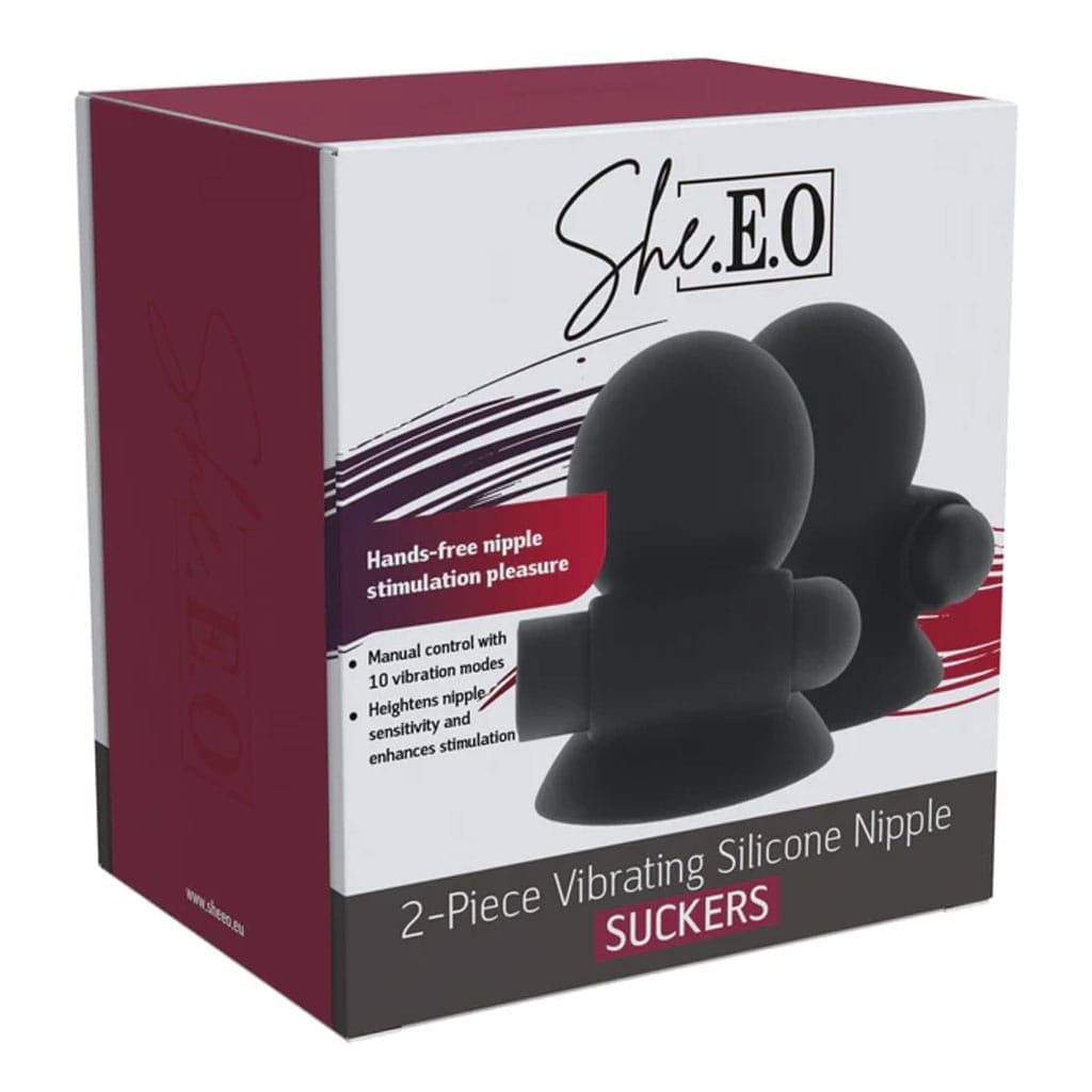 She.E.O - Vibrating Nipple Suckers doosje