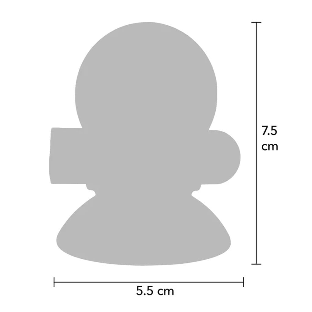 She.E.O - Vibrating Nipple Suckers afmeting