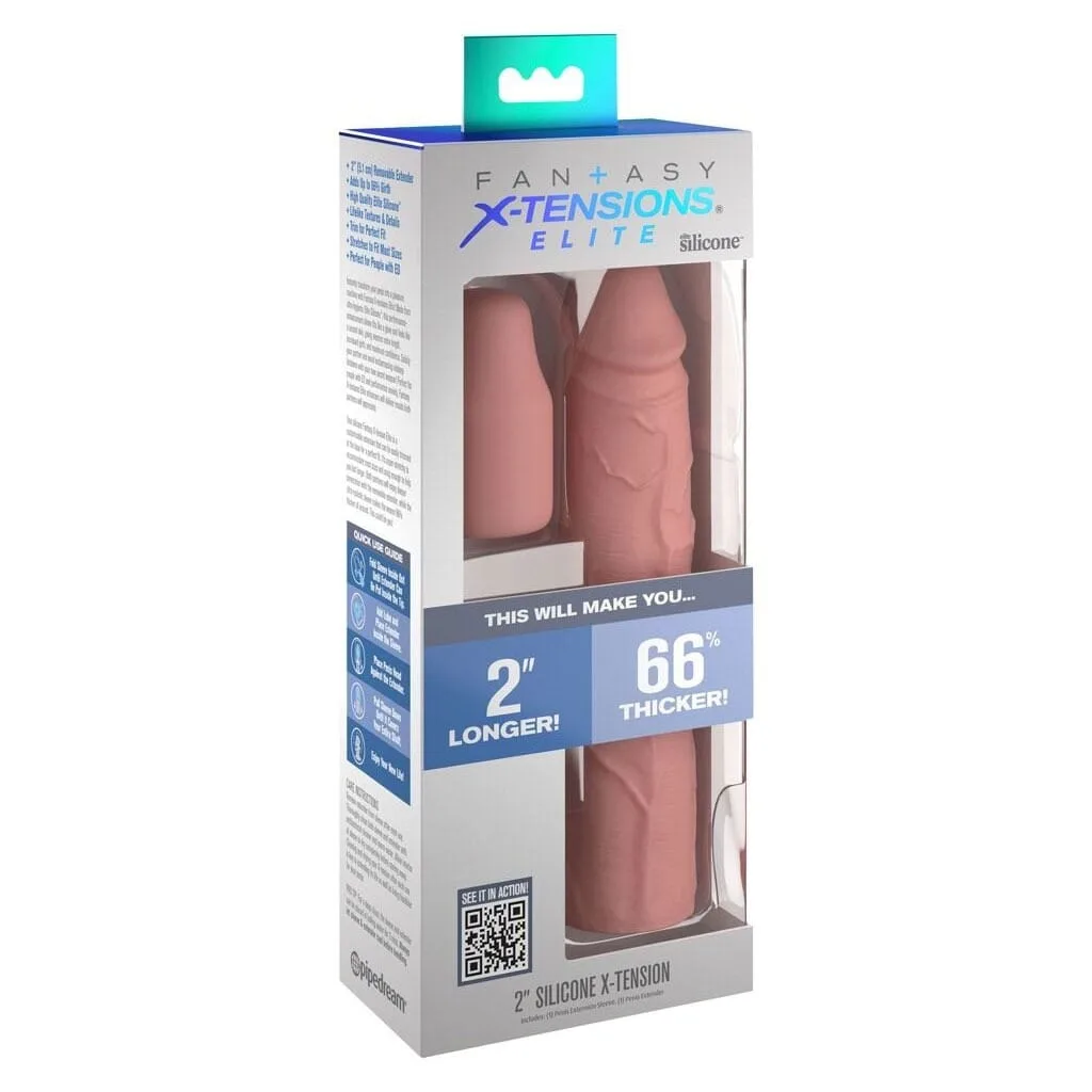 Fantasy X-Tensions Elite - 2 Inch Silicone X-tension verpakking