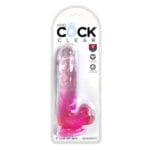 King Cock - 6" Dildo met Ballen Roze bestellen