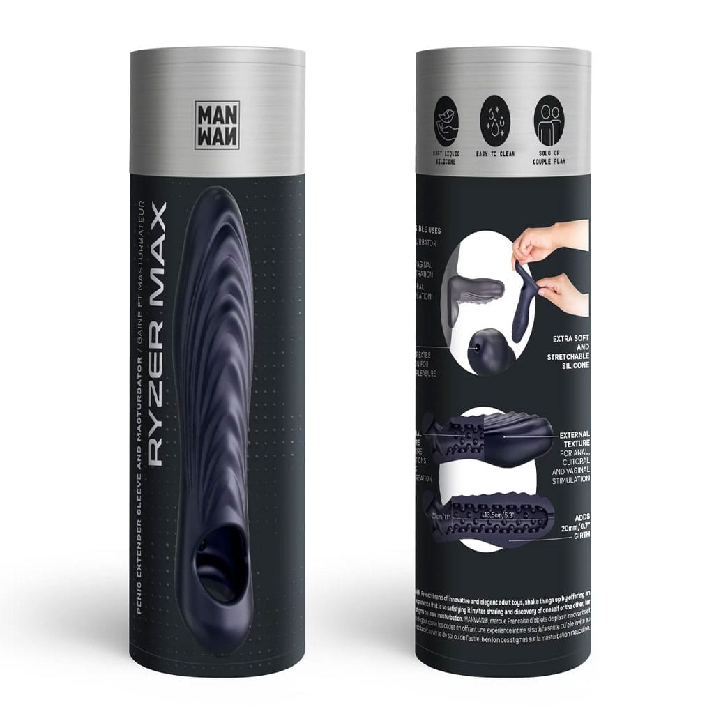 MANWAN - Ryzer MAX Penis Sleeve en Masturbator verpakking