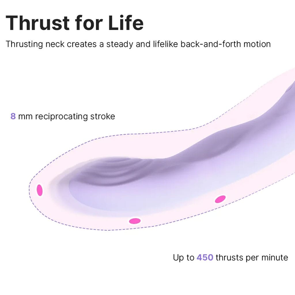 Svakom - Selena Verwarmende en Stotende G-Spot Vibrator stoten