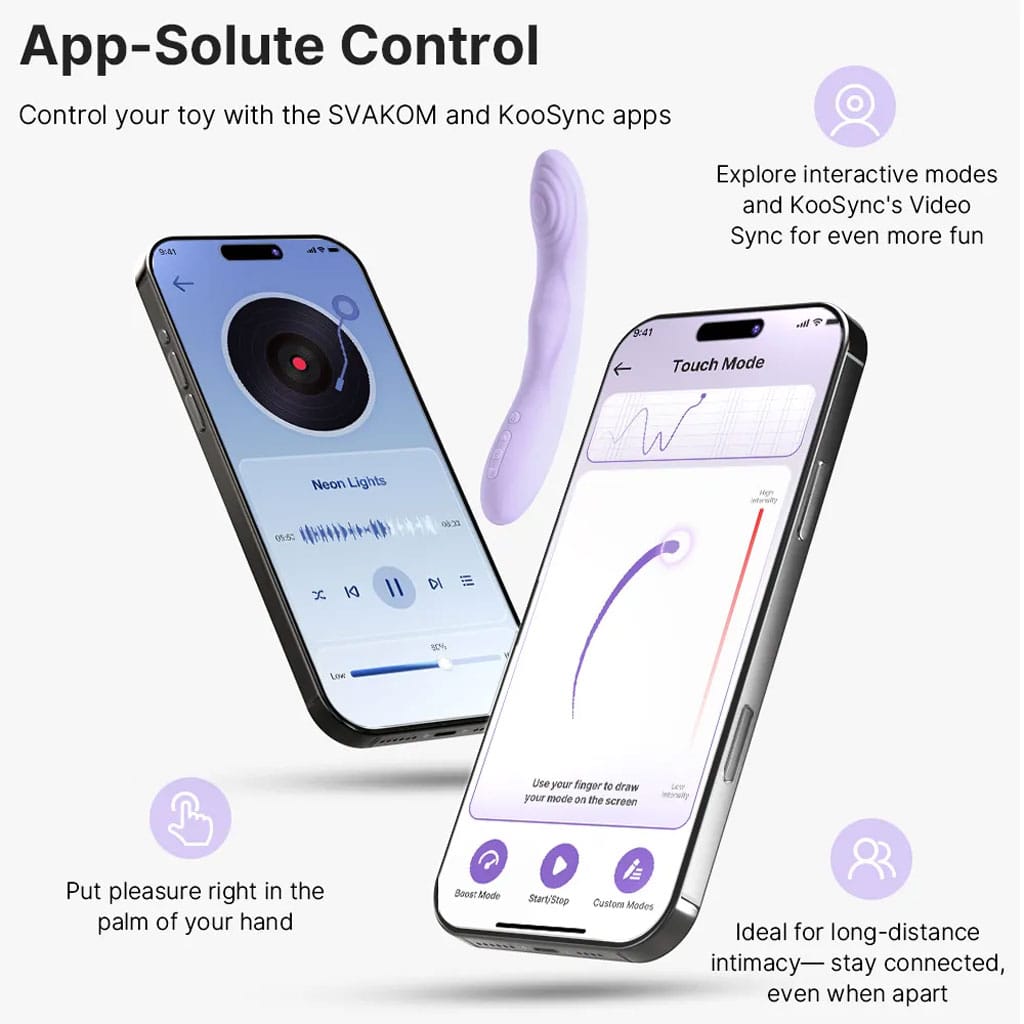 Svakom - Selena Verwarmende en Stotende G-Spot Vibrator App