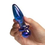 Biird Anii - Glazen Buttplug hand